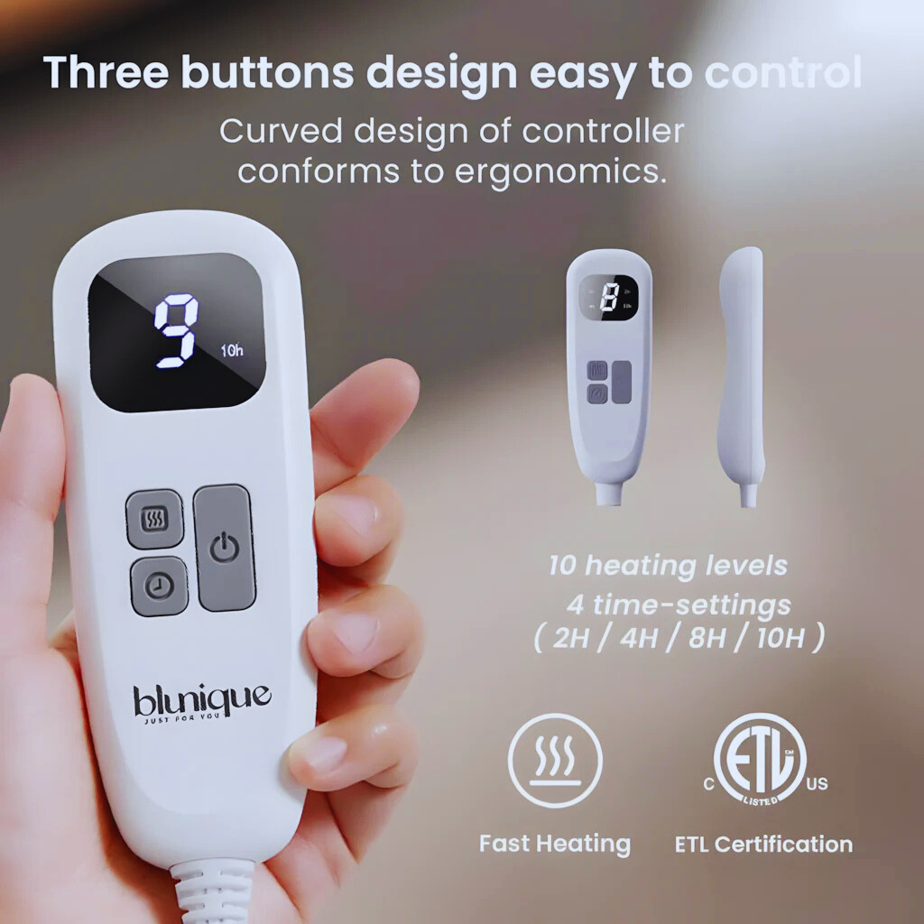 Cow Print heated blanket